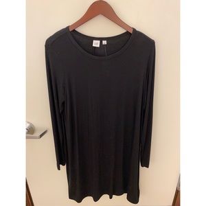 Long sleeve black tee shirt dress 🖤